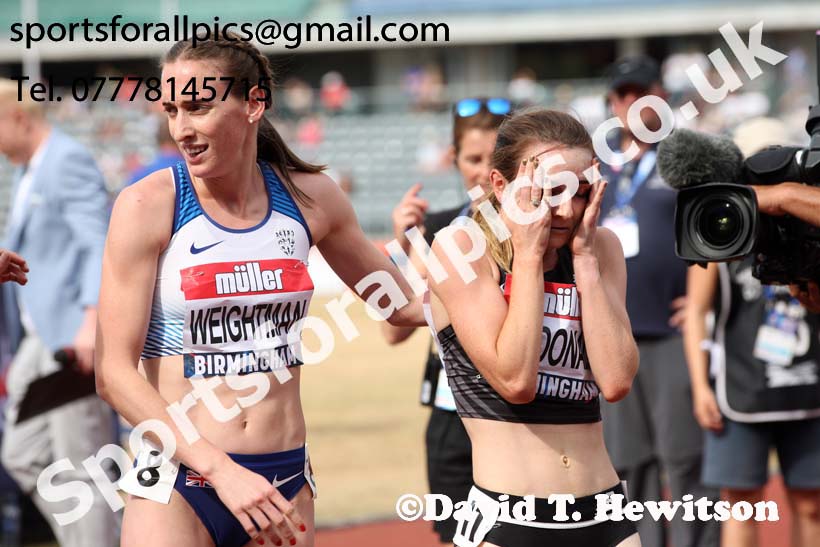 Womens 1500 metres, Muller British Championships, Alexander Stadium, Birmingham. Photo: David T. Hewitson/Sports for All Pics